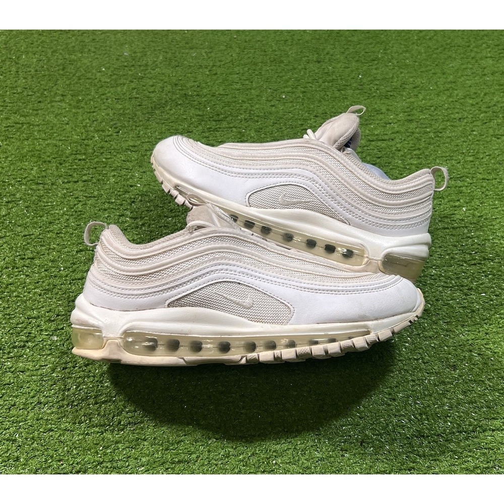Nike Air Max 97 Womens SZ 8.5 White Retro Running Shoes DH8016-100 2021‎ EUC